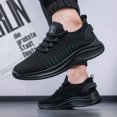 thumbnail image 5 of Men's Running Shoes Lace‑Up Knit Upper Athletic Sneakers with Curved Midsole for Daily Walking and Casual Outdoor Everyday Activities, 5 of 7
