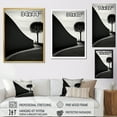 thumbnail image 4 of Designart "Bridges Minimalism Scenery I" Bridges Picture Framed Wall Art Living Room, 4 of 5
