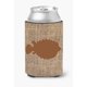 thumbnail image 1 of Pescado - Arpillera de pez globo y lata marrón o botella aislante de bebidas Hugger, 1 of 1