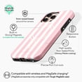 thumbnail image 3 of Baby Pink Stripe - iPhone 16 Pro Max Case,iPhone 12, 3 of 9