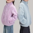 thumbnail image 5 of Kids Jacket Long Sleeve Full-Zip Jacket Winter Jacket Girls Sweatshirts Size 6-7 Years, 5 of 5