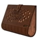 thumbnail image 2 of Bolsa Clutch Hexagono Nogal Forro Umber Borse Della Vittoria Clutch, 2 of 3
