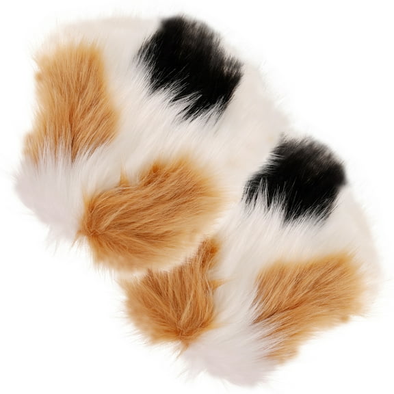 HOOWIFFY Cat Plush Paw Gloves Cat Paw Gloves Plush Assorted Color 1 Pair Parties