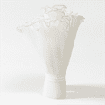 thumbnail image 2 of Huabanying Korean-Style Pearl-Embellished Wave-Patterned White Netting Tulle - Pleated Edges Flower Bouquet Wrapping Netting & Paper Material - For Florists, Diy Flower Bouquet, 2 of 8