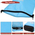 thumbnail image 7 of Dry Sacks [1PCS] - Ultralight Waterproof Bags Lightweight Storage Sacks 12L Use for Backpacking & Traveling - [Sky Blue-18 x 13 IN/ 46 x 34 CM] Outdoor Bags Keep Gear Dry, 7 of 7