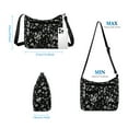 thumbnail image 3 of URSOFINE Women's Crossbody Bag Lightweight Ladies Travel Shoulder Messenger Bag with Adjustable Strap & Multiple Pockets Soft Across Bag Purse for Everyday Use (15+), 3 of 8