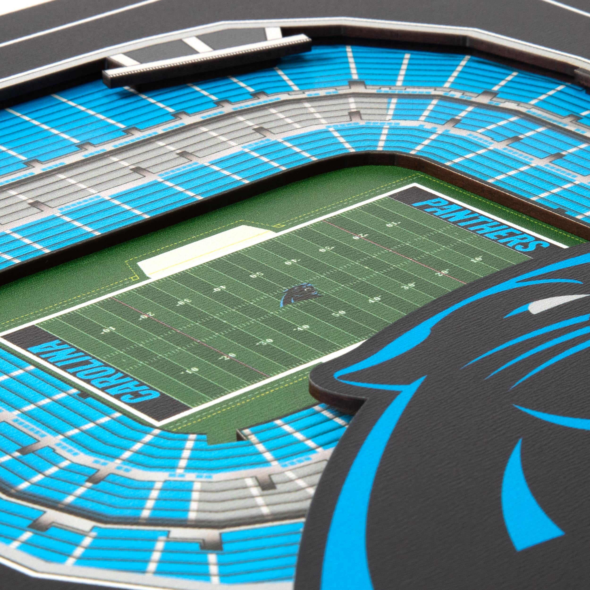 YouTheFan NFL Carolina Panthers Stadium Series 3D Wall Art