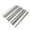 Silver 4 slots large, variant on YongCo Long French Bread Baker's Tray Wave Carbon Steel Loaves Loaf Bake Mold Durable