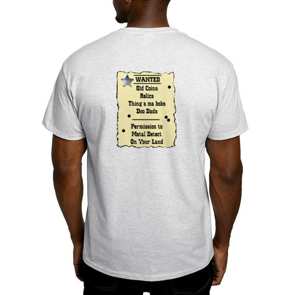 CafePress - Wanted Metal Detecting - Men's Classic Graphic T-Shirt