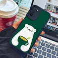 thumbnail image 4 of Eleve la protección y el atractivo visual de su iPhone con una funda plateada mate de doble capa para teléfono con divertidos gráficos deportivos, 4 of 4