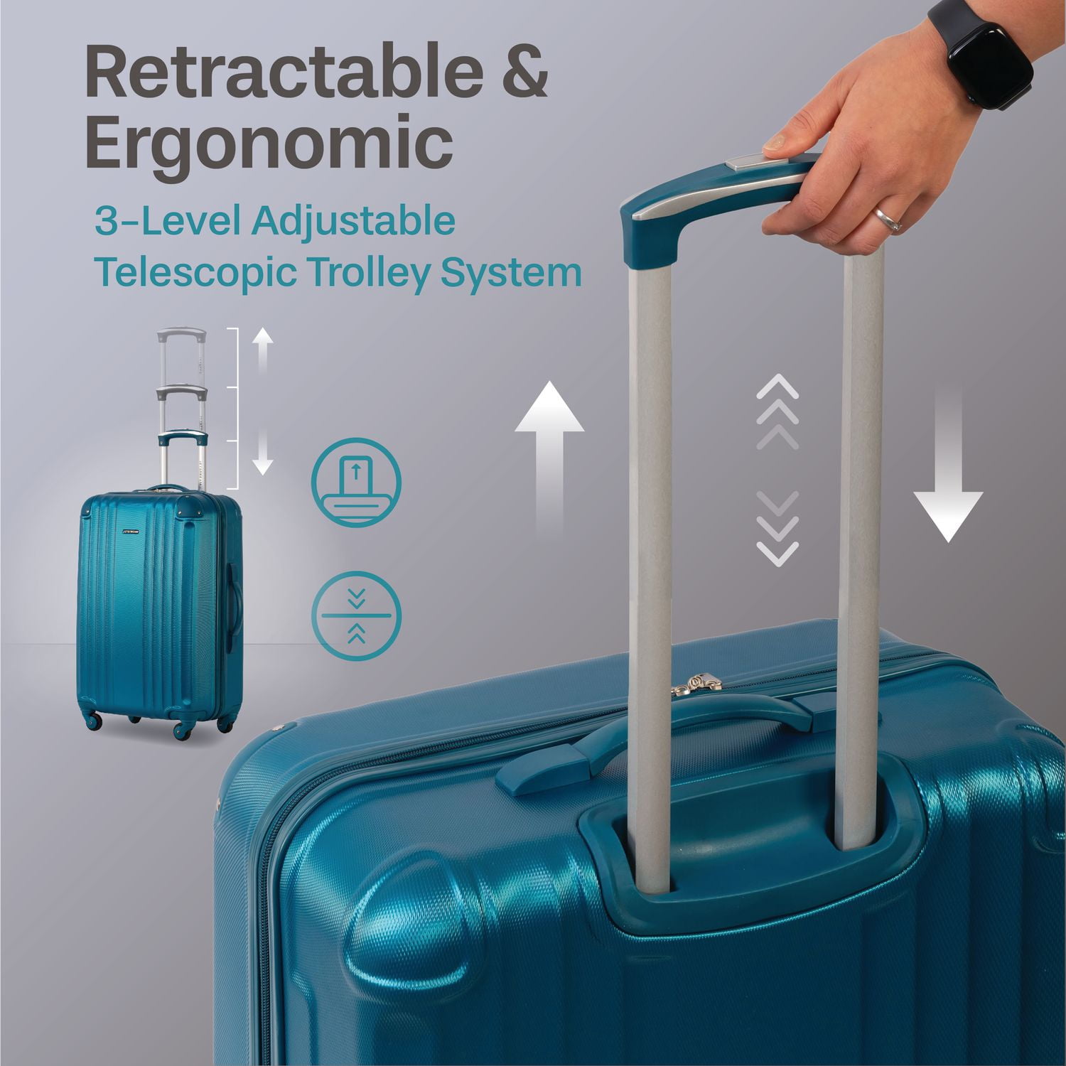 Valise Rigide Jetstream 24 Pouces Enregistrée