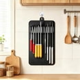 thumbnail image 4 of Silicone Knife Drawer Organizer, Non- Kitchen Storage Tray with Detachable Mat, Flexible Cutlery Holder for Knives, Utensils & Countertop Use, 4 of 4