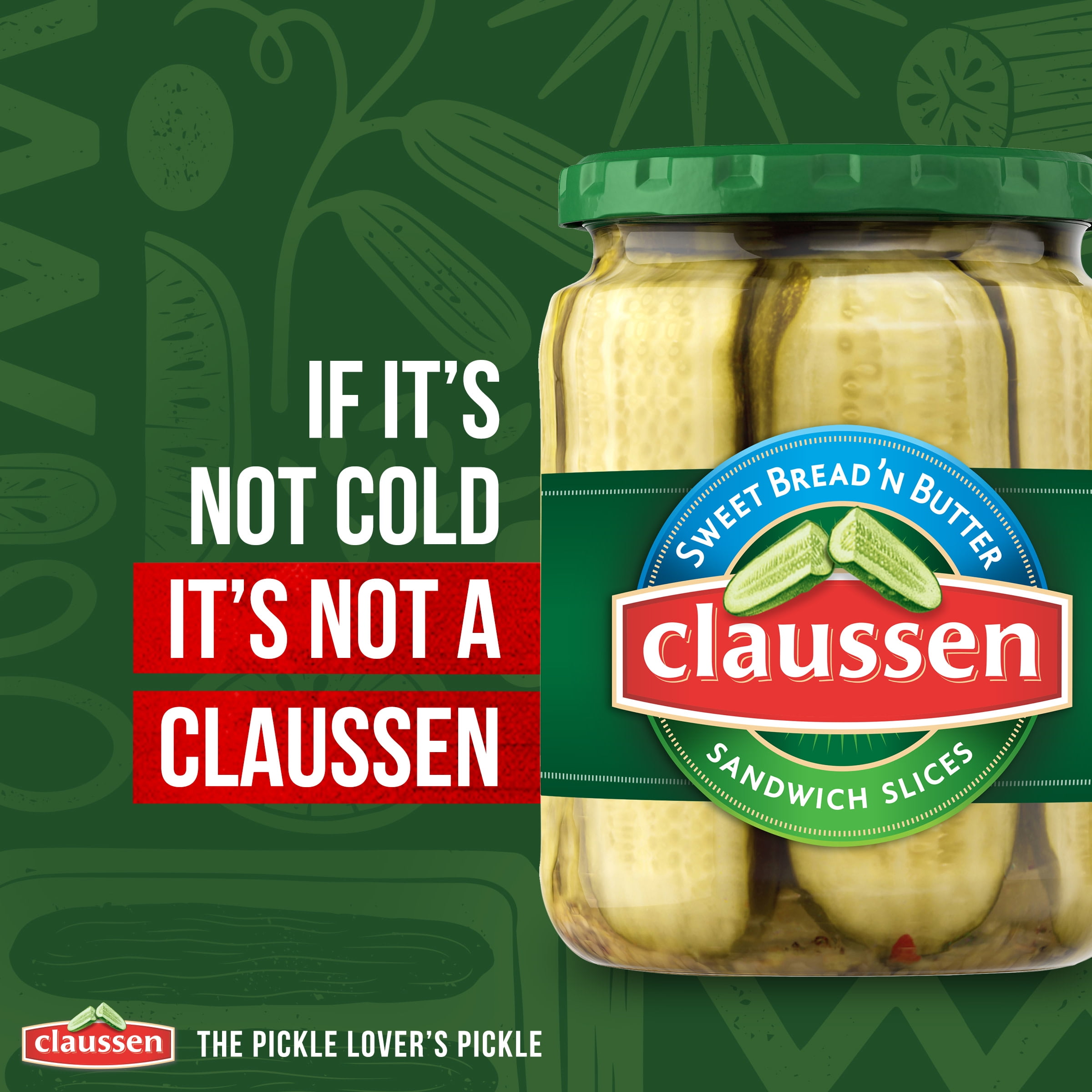 Claussen Sweet Bread N Butter Pickle Sandwich Slices Fl Oz Jar Walmart Com Walmart Com