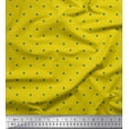 thumbnail image 1 of Soimoi Poly Georgette Fabric Artistic Flower & Dots Fabric Prints by Yard 42 Inch Wide, 1 of 3
