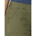 thumbnail image 4 of Lee Women's Plus Size High Rise Dungaree Short, 4 of 8