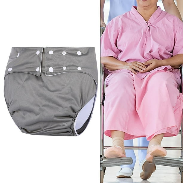 Pantalones de Pañales para Adultos Salvador Ajustables Contra La Incontinencia Tamaño Ajustable 72-92 cm