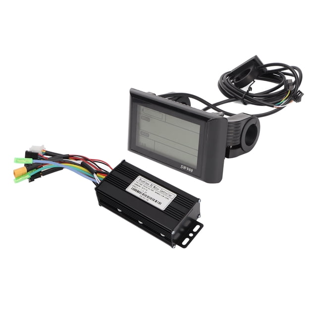 Kit de controlador de motor de bicicleta eléctrica, controlador de motor de bicicleta eléctrica Panel de pantalla LCD Controlador sin escobillas Kit de controlador de velocidad de bicicleta Estándares líderes en la industria