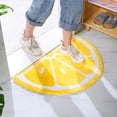 thumbnail image 3 of Alfombra de baño LEVINIS, fruta amarilla, limón, suave, absorbente de agua, 3 of 6