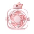 thumbnail image 1 of CNKOO Mini Fan Portable Strong Wind 3 Speed Cute Cartoon Desktop USB Cooling Fan for Kids Room, 1 of 10