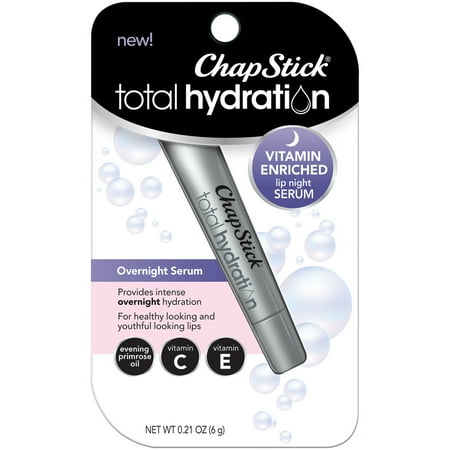 Night Balm - ChapStick Total Hydration Vitamin Enriched Lip Oil Night Serum