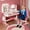 Pink, variant on YNCE Kids Desk and Chair Set, Height Adjustable Desks for Kids, Kid Desk with Storage,Toddler Table Study Table with Bookshelf and Drawer, for Boys and Girls (Pink #1)