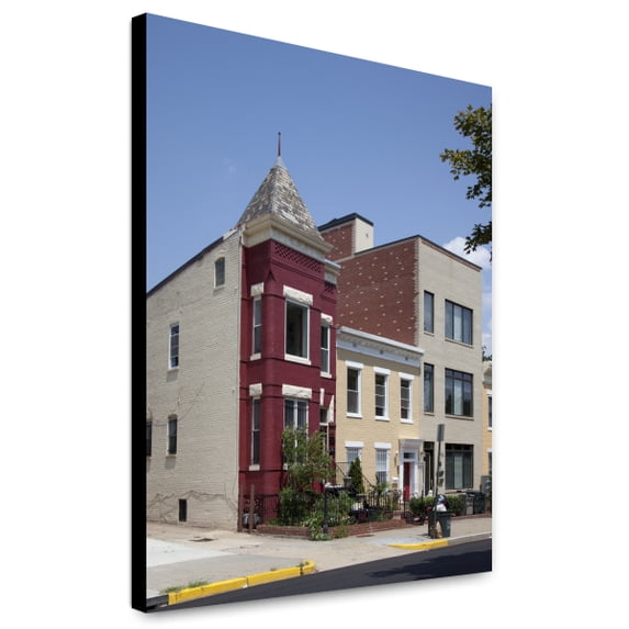 Canvas Print: Historic Buildings In Washington, D.C., Neighborhoods, 2010