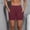 Red, variant on Binmer Women's High Waist Tummy Control Biker Shorts, Seamless Butt Lifting Workout Yoga Shorts Pink,Women's Plus L