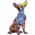 thumbnail image 2 of Simple color creativo Taurino jihuagou estatua de perro bebé Sala de estar decoración de la entrada del hogar bodega Oficina decoración artesanía de resina PenghuiLiu 9024719103549, 2 of 5