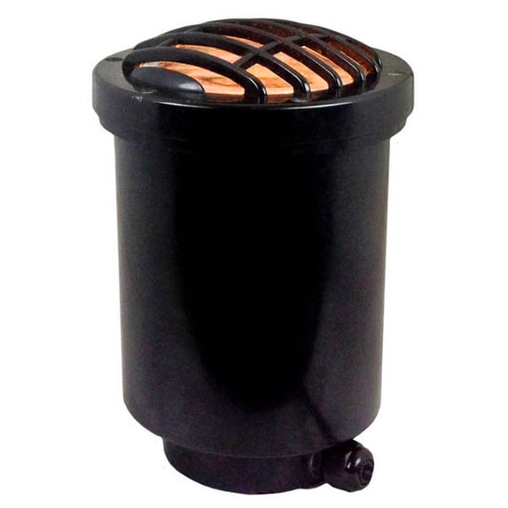 In Ground Well Light with Curved Grill Cover - 120V Landscape Well Light