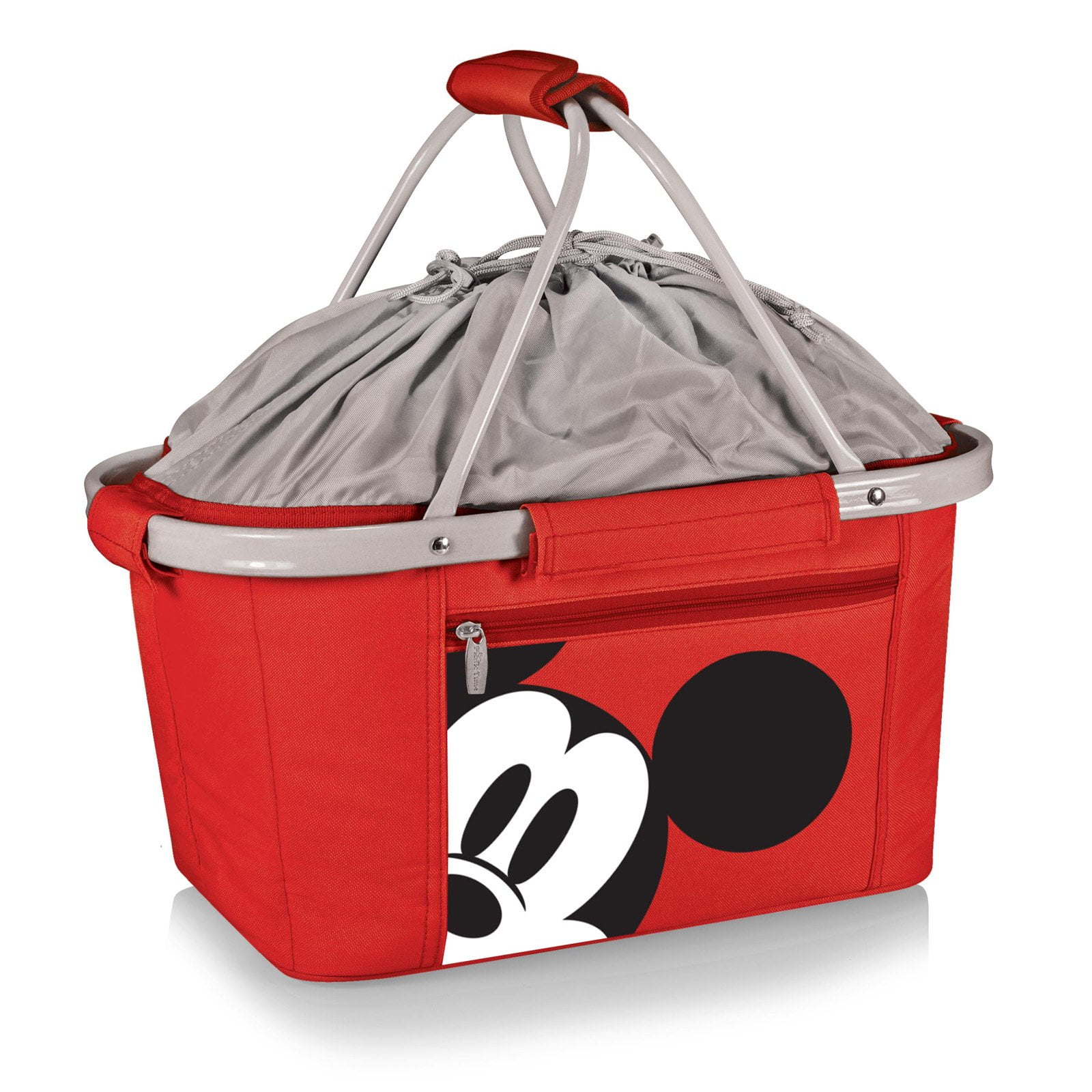 Picnic Time Disney Mickey Mouse Metro Basket 27qt Collapsible Cooler Tote - Red