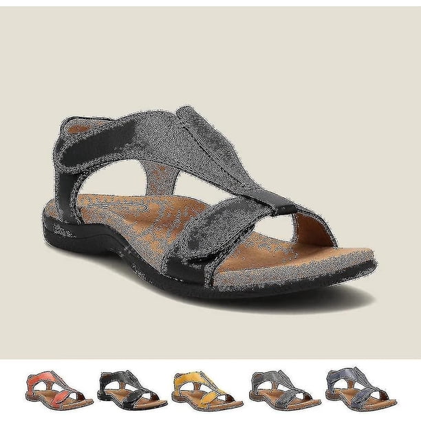 Women's Comfortable Orthopedic Sandals, Orthopedic Sandals, Flat Beach Casual Sandals