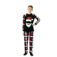 thumbnail image 4 of Ihaphap Plus Size Black Santa Family Christmas Matching Pajamas Set, 2-3T-Kid, 4 of 6