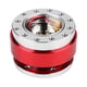 thumbnail image 3 of Adaptador de cubo de volante de coche Adaptador de liberación rápida de cubo de volante de coche Kit de cierre con tornillos(rojo), 3 of 5
