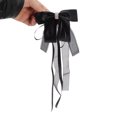thumbnail image 5 of Unique Bargains 1 Pc Fashion Bow Ribbon Hair Clips Hairdo Clip Black, 5 of 5