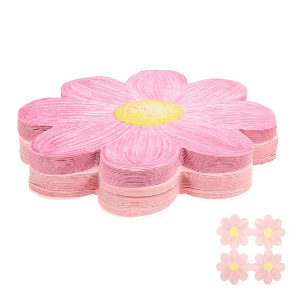 OUNONA 20pcs Decorative Daisy Shaped Paper Napkins For Birthdays Weddings And Holiday Parties Disposable Paper Floral Napkins For Tableware And Party Supplies