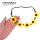 thumbnail image 5 of FENGGUIQU 5Ud Guirnalda De De Girasol Amarillo Natural Para Fotografía Y Fiesta, 5 of 8