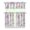 White-63, variant on Pioneer Kitchen Curtains and Valance Set 36 Inch Tier Beautiful Wild Peonies Flower 3 Pieces Set Dining Room Small Curtain Drapes Cafe Curtains Valance for Home Decor Rod Pocket