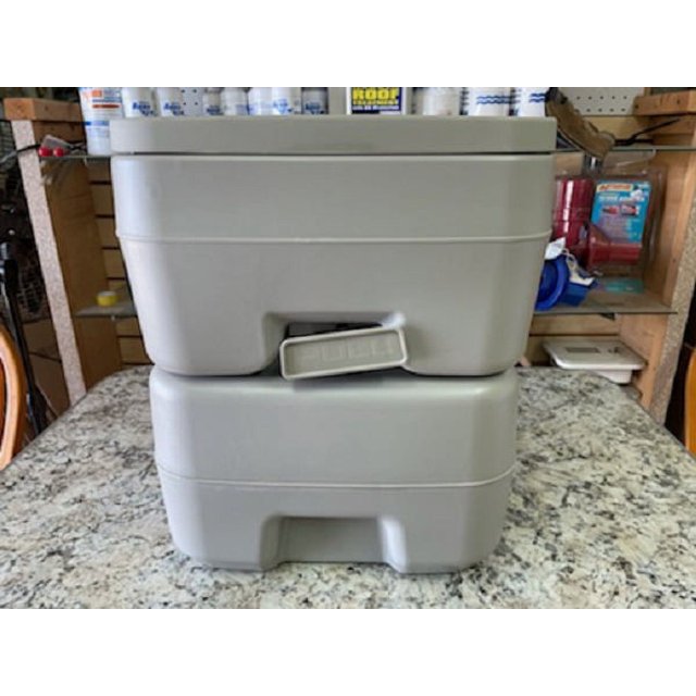 EZ Lite 1020T Portable Camping Toilet for RV's, Campers, and Trailers 4.4gal