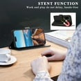 thumbnail image 6 of Nalacover Case for Samsung Galaxy S20 Plus - Card Holder PU Leather Flip Wallet Cover with Magnetic Clasp Stand Hand Strap, Soft TPU Inner Shockproof Anti-Scratches Case for Galaxy S20 Plus, Black, 6 of 10