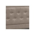 thumbnail image 3 of Stunning Upholstered Wooden Full Bed With Button Tufted Headboard Tan, 3 of 4