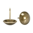 thumbnail image 4 of Uxcell 16mm Dia 20mm Height Bronze Tone Upholstery Nails Tacks 80 Pack, 4 of 5