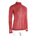 thumbnail image 4 of TheFound Woman's Mesh Perspective Base Tops Turtleneck Long Sleeve T-shirt, 4 of 9