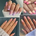 thumbnail image 2 of Uñas postizas UNA GELLA cuadradas, 216 piezas, preformadas, transparentes, 12 tamaños, 2 of 7