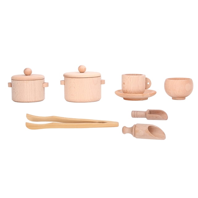 Juguetes De Cucharas De Madera, Juguetes Para Juego De Imitación Juguetes De Cubo Sensorial De Aprendizaje De Motor Fino Desarrollo De Habilidades Motoras Para Jugar En El ANGGREK Otros
