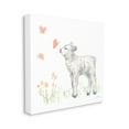 thumbnail image 3 of Stupell Industries Sweet Baby Lamb Butterfly Meadow Graphic Art Gallery Wrapped Canvas Print Wall Art, Design by Katrina Pete, 3 of 7