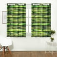 thumbnail image 3 of Mkhert Bamboo Blackout Window Curtain Kitchen Curtain 26X39 Inch, 2 Panels, 3 of 3