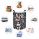 thumbnail image 4 of Fotbe Wildflower Watercolor 1 Cesto de Ropa con Asas, Cesto Impermeable de Gran Capacidad, Bolsa de Lavado para Dormitorio, Cesto de Ropa con Ruedas y Asas-Small, 4 of 6