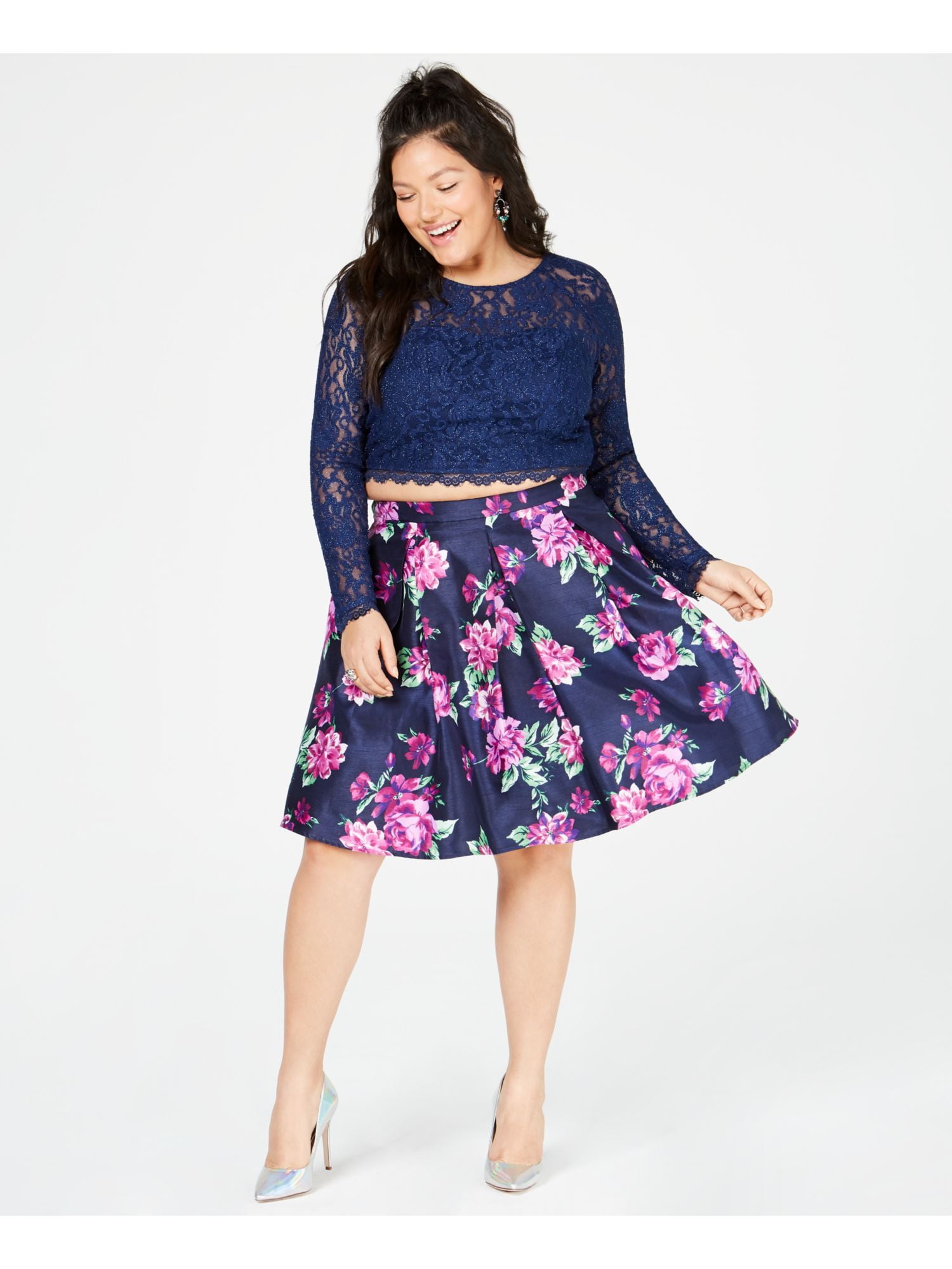sequin hearts gown