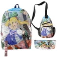 thumbnail image 2 of MNHFKGP Anime Henjin no Salad Bowl 3D print Oxford Cloth Shoulder Backpack 3 Pieces Sets PackStudent School Bag, 2 of 2