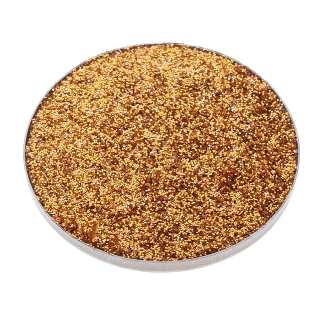 Sombra de ojos con brillante prensada mezclable para paleta de ojos cuerpo cara dorado Jinwen sombra de ojos con brillo extra fino